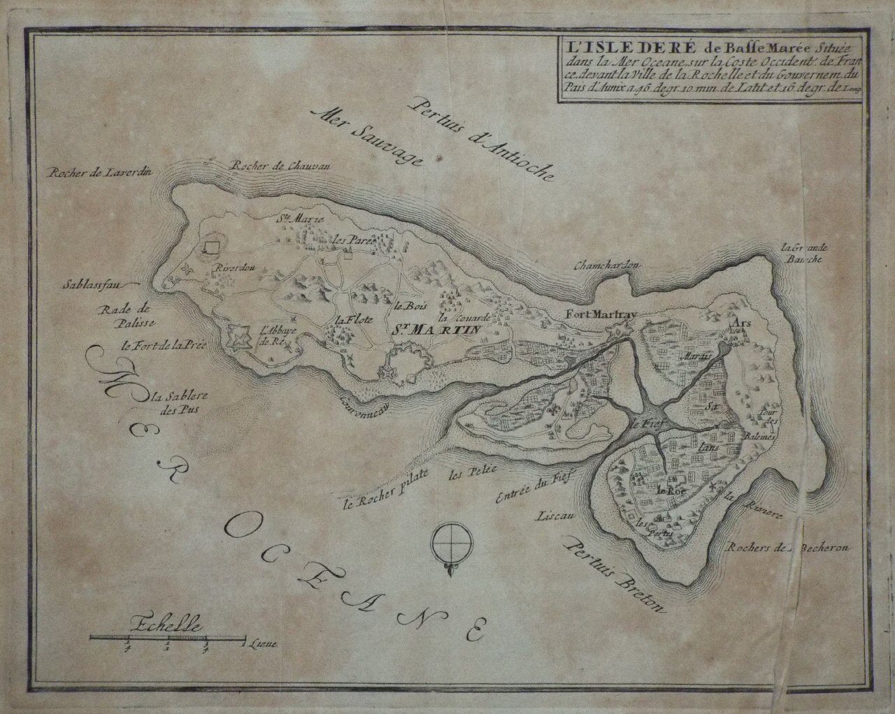 Map of Isle de Re - Isle de Re